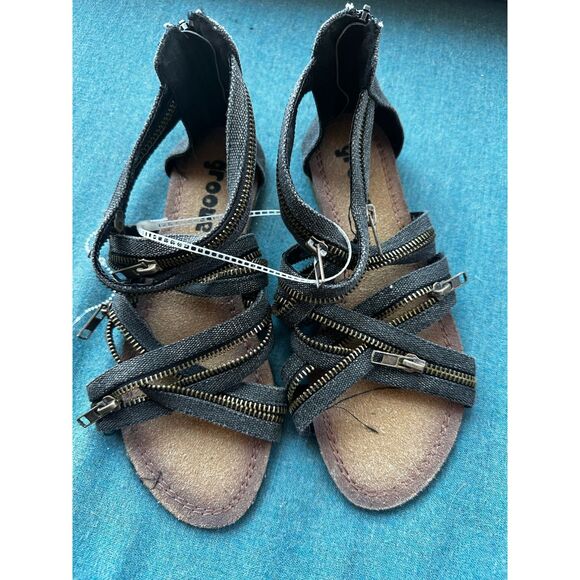 unbranded Shoes - Women’s Strappy Gladiator Zip Sandals US8 NWT